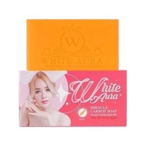 White Aura Miracle Carrot Soap(গাজর সাবান)